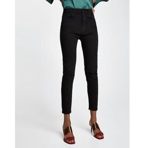 ZARA black high rise ankle skinny jeans women’s size medium 8